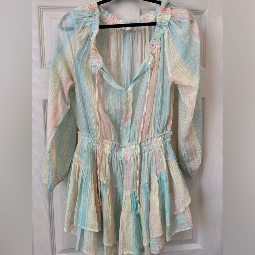 Love Shack Fancy dress Ombré M Medium EUC